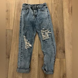 Shein high waisted baggy jeans